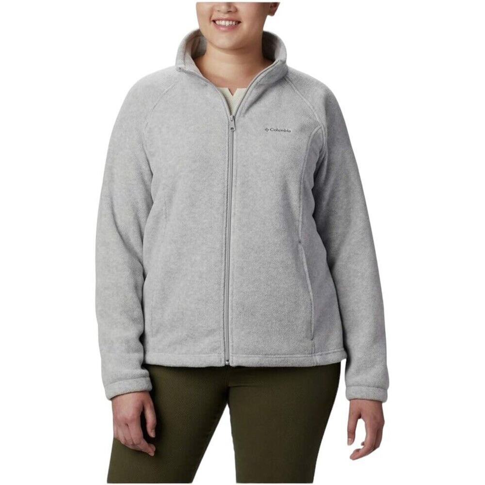 Columbia Women's Benton Springs Full Zip Fleece Jacket M - Gray